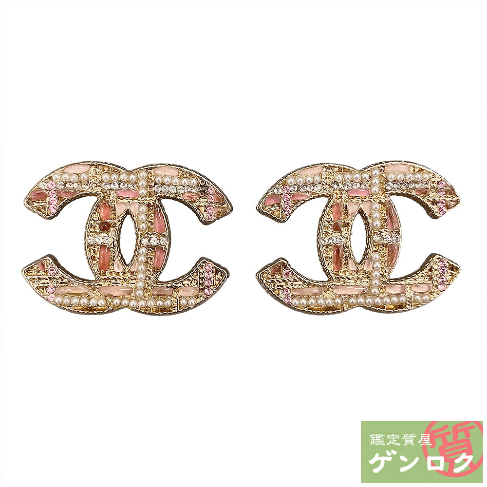 【 耳元で輝く！ 】 シャネル ココマーク ロゴピアス 楽天市場】【未使用品】【ジュエリー】CHANEL シャネル ココ