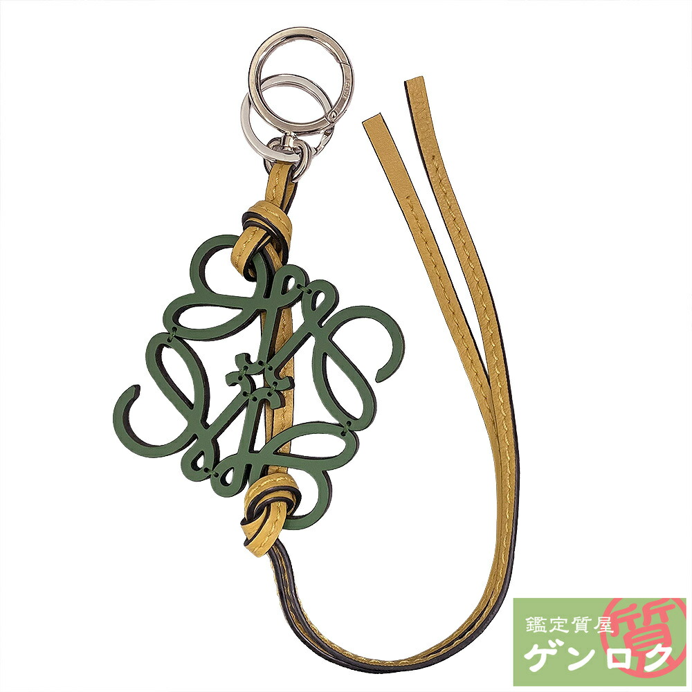 LOEWE ロエベ チャーム タツノオトシゴ スポンジ×レザー グリーン×ブルー LOEWE ロエベ チャーム タツノオトシゴ スポンジ×レザー