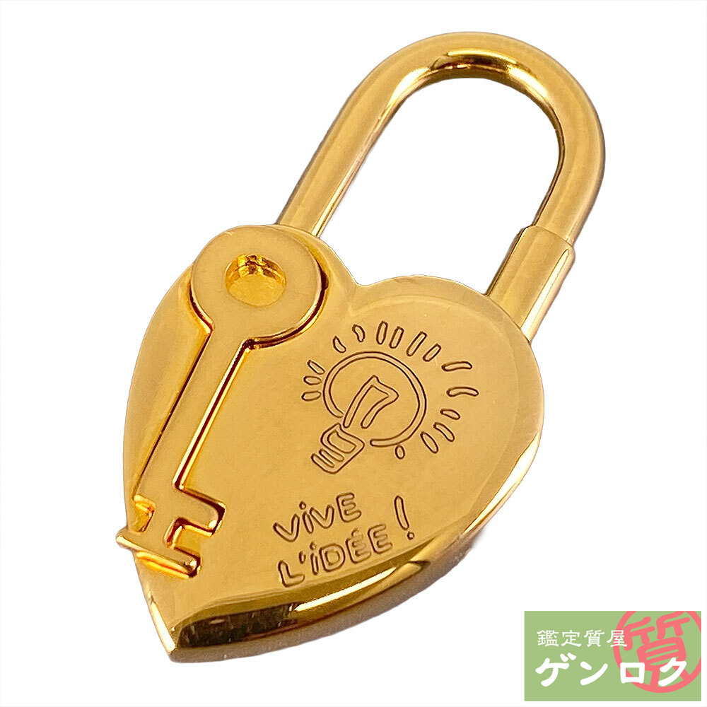 HERMES - ■美品■ HERMES エルメス ANNEE MEDITERRANEE 地中海 2003年限定 カデナ ペンダントトップ チャーム ゴールド系 AP5635 HERMES - エルメス HERMES カデナ チャーム 2003 ANNEE