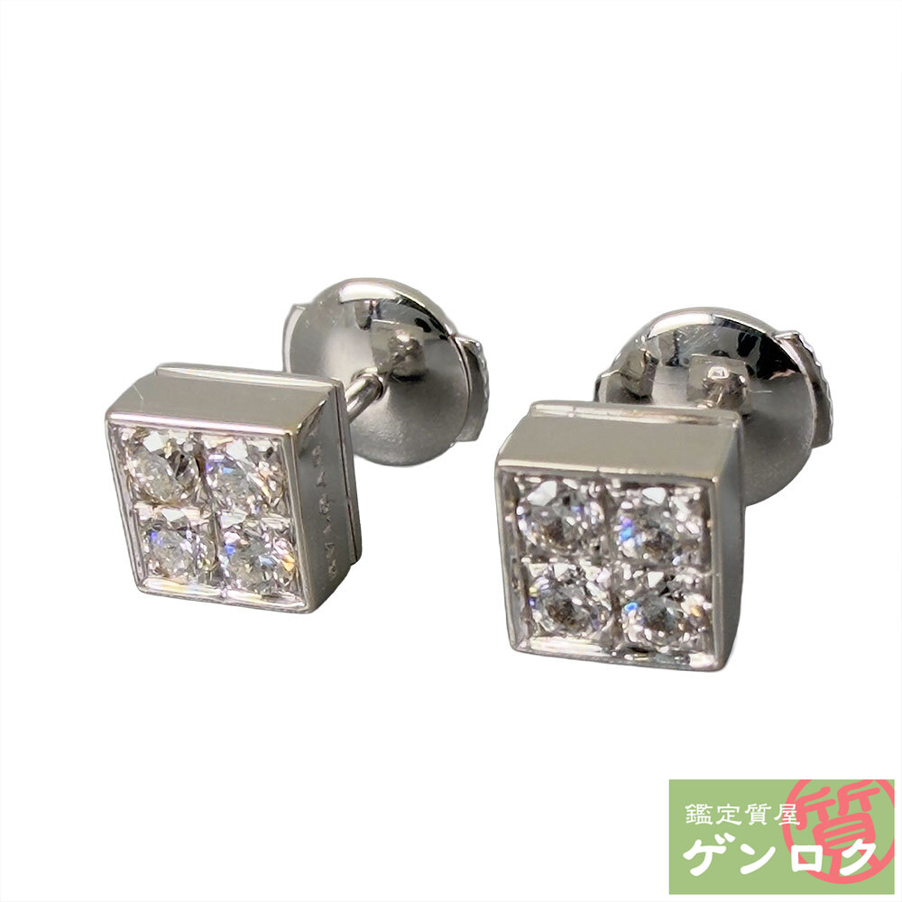 ブルガリ(BVLGARI) ルチア・ピアス　ダイヤモンド　750WG ブルガリ(BVLGARI) ルチア・ピアスダイヤモンド750WG