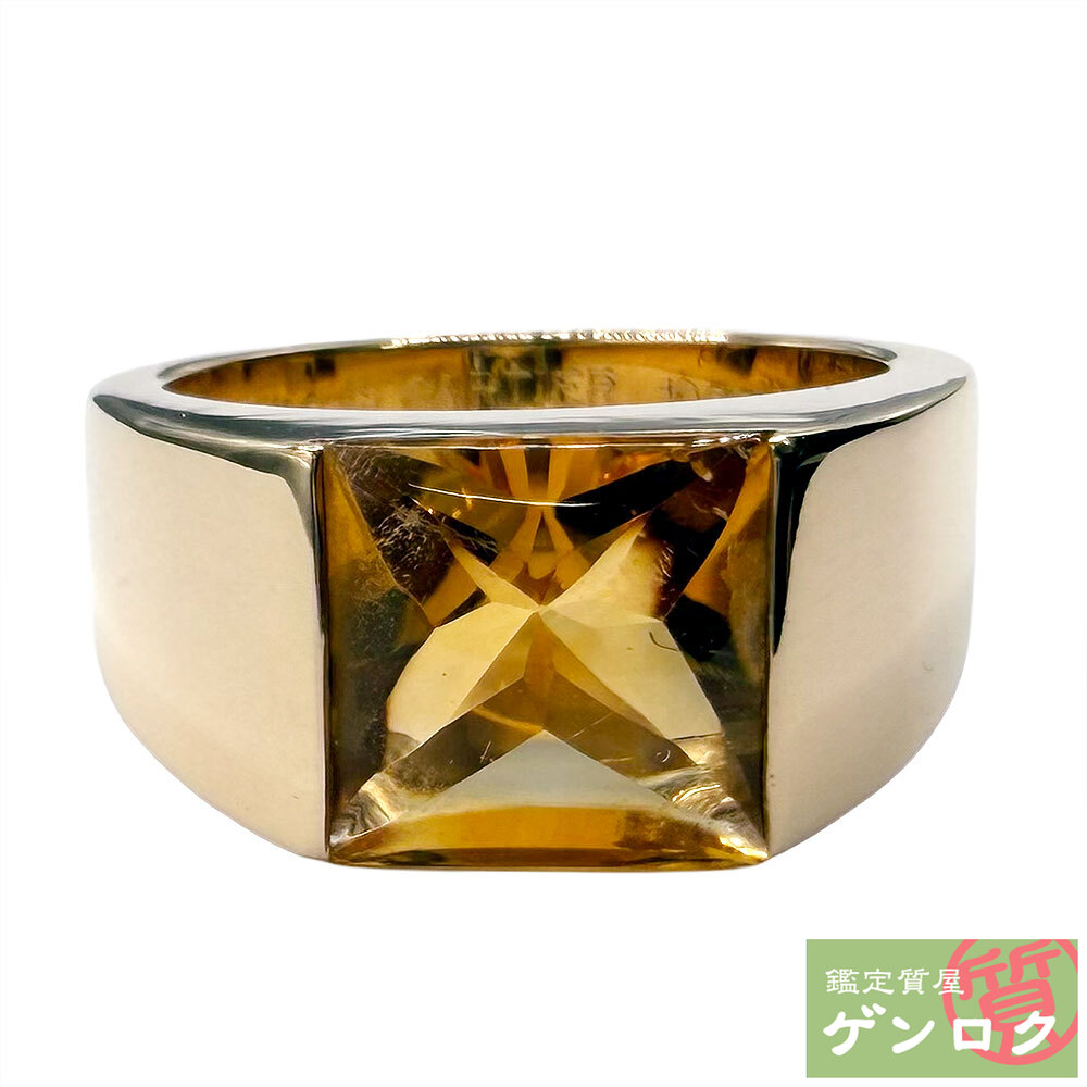 Cartier カルティエ タンク リング　シトリンYG Cartier カルティエ タンク リング シトリンYG Cartier カルティエ