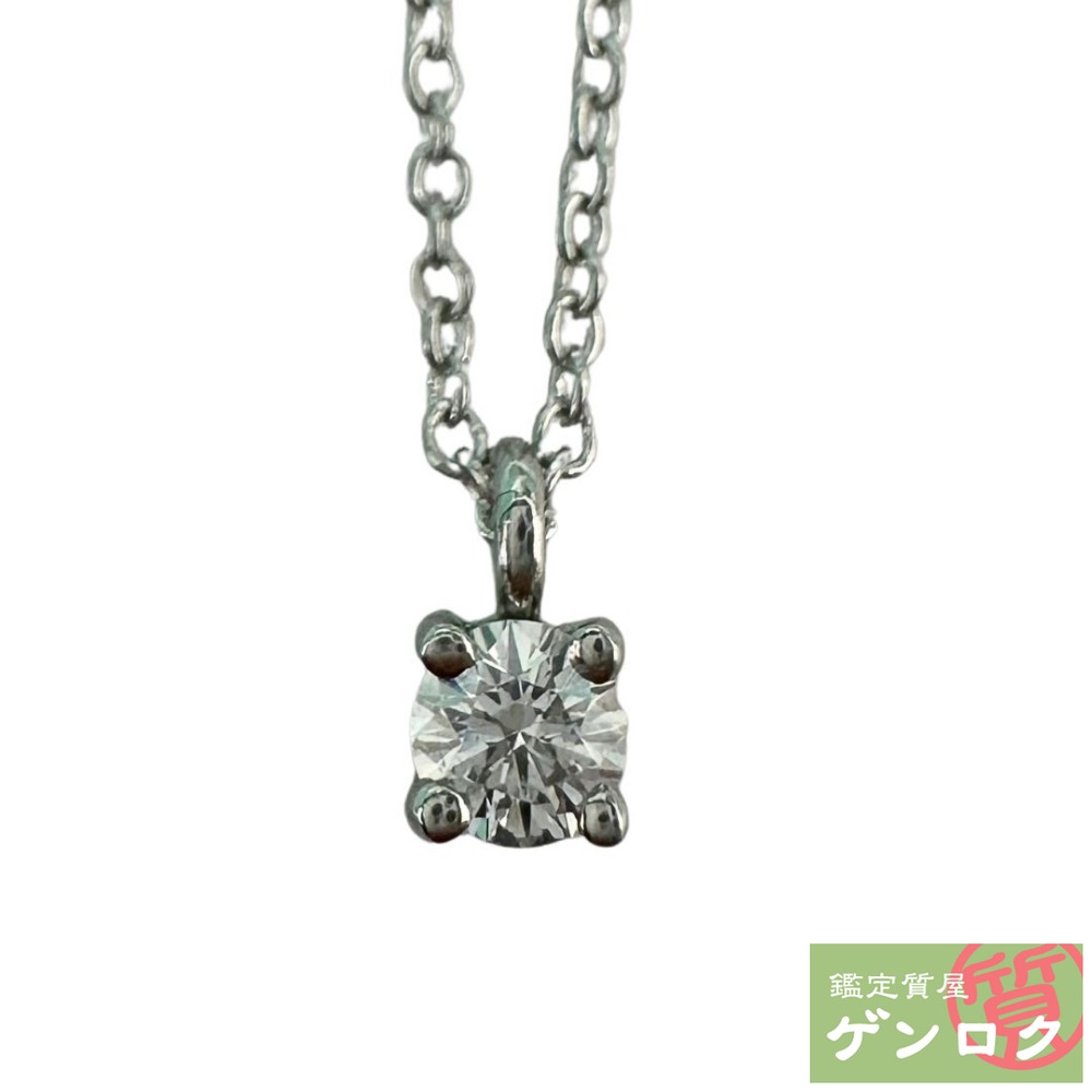 【中古】TIFFANY & Co. ティファニー ダイヤ入りネックレス Pt950【質屋】｜鑑定質屋 ゲンロク
