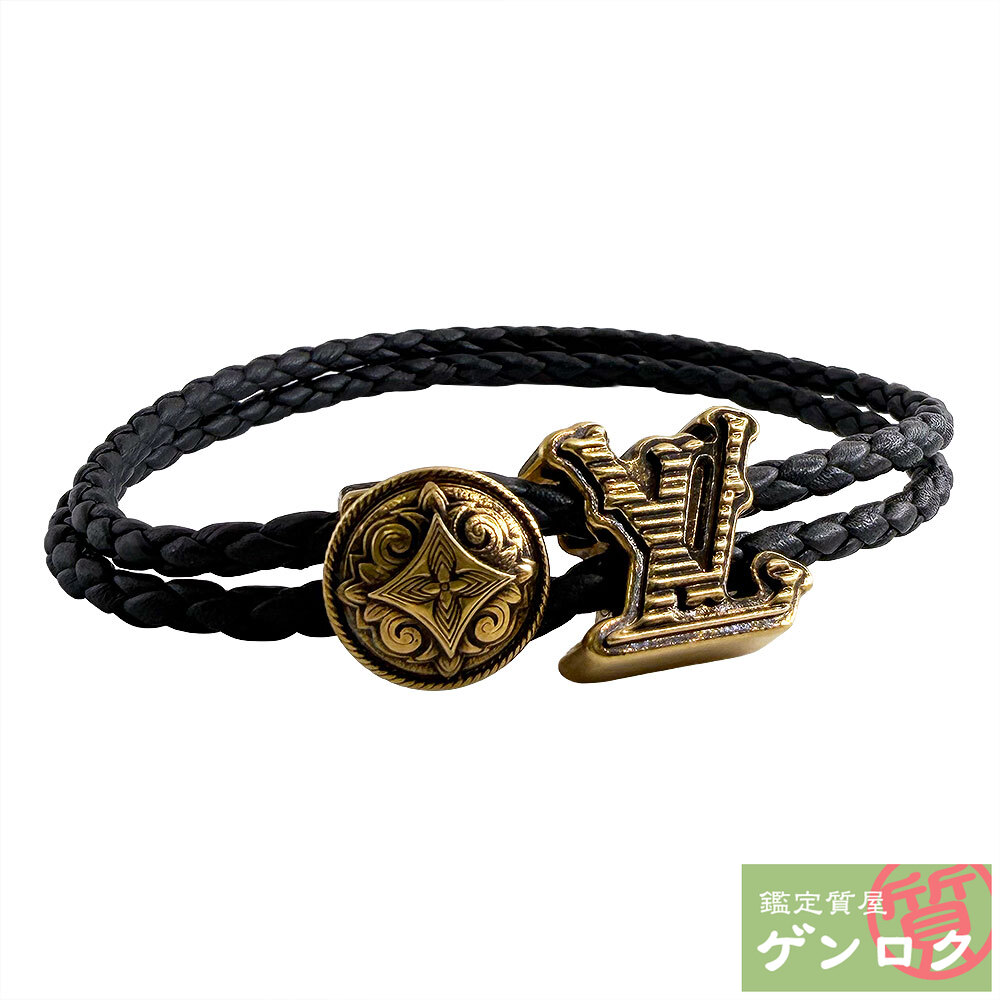 【中古】LOUIS VUITTON ルイ・ヴィトン LV ロデオ ブレスレット M8735【質屋】【代引き手数料無料】 29,120円