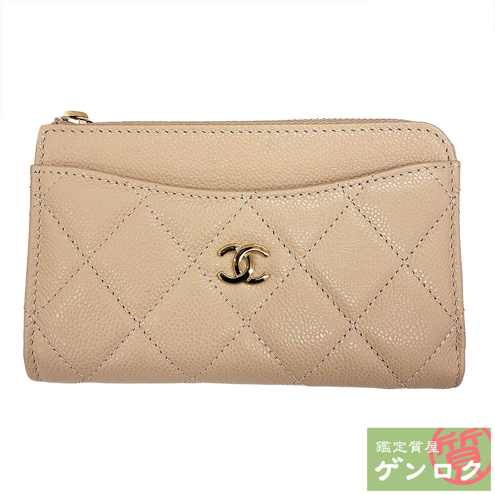 楽天市場】CHANEL クラシック ジップ コインパース キャビア