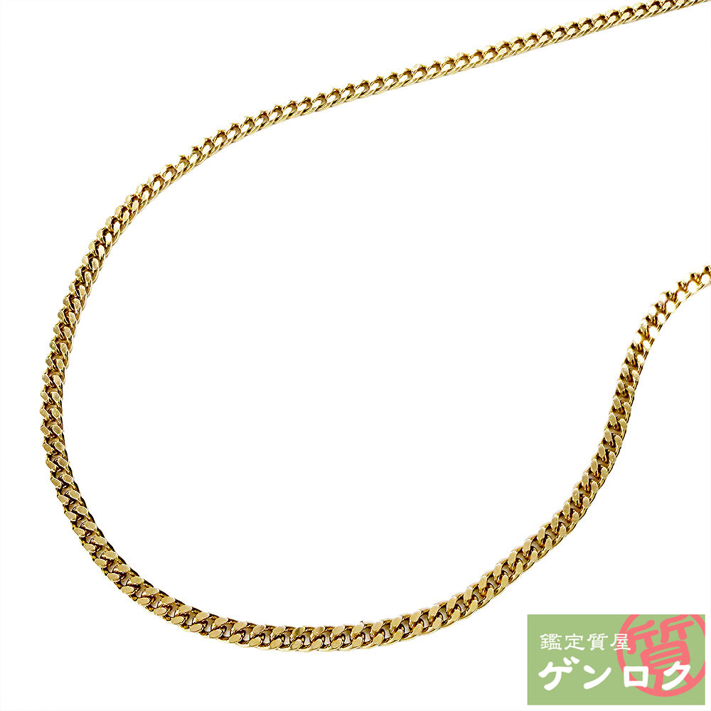 【中古】 二面 喜平ネックレス 750【質屋】【代引き手数料無料】|鑑定質屋 ゲンロク