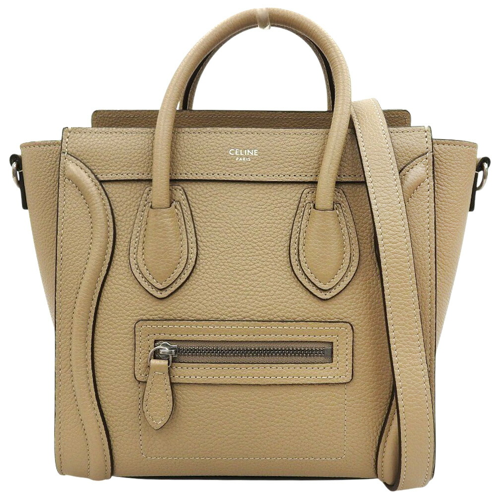 【タイムセール】CELINE セリーヌラゲージ ナノスリ 2way ハンドバッグ セリーヌラゲージ