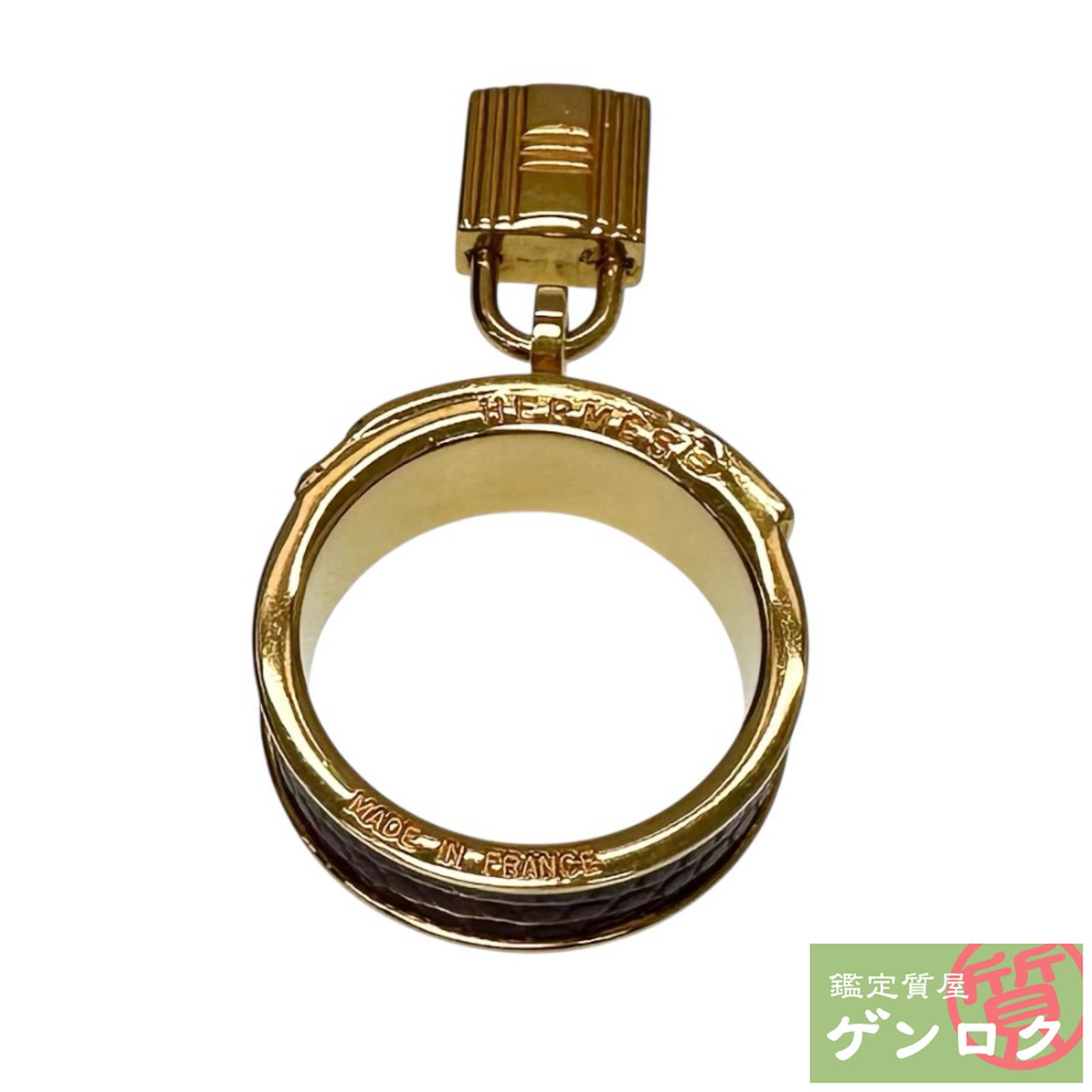 楽天市場】HERMES エルメス スカーフリング ケリー カデナ パドロック