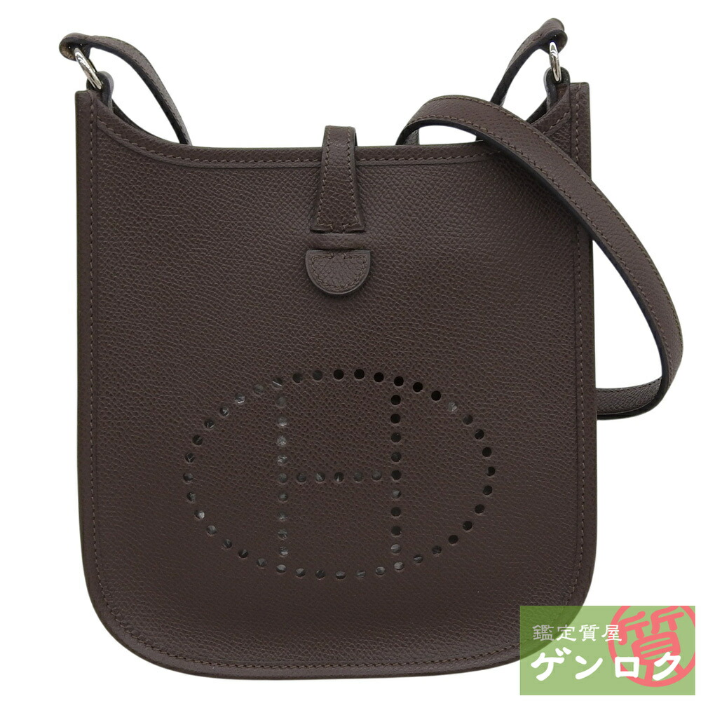 【中古】 エルメス エヴリン TPM エブリン 曲がった掛け ショルダーバッグ □I目じるし(2005年) エプソン 靉靆たる赤銅色 HERMES【一六銀行】【代引っ張ること委員会無料】