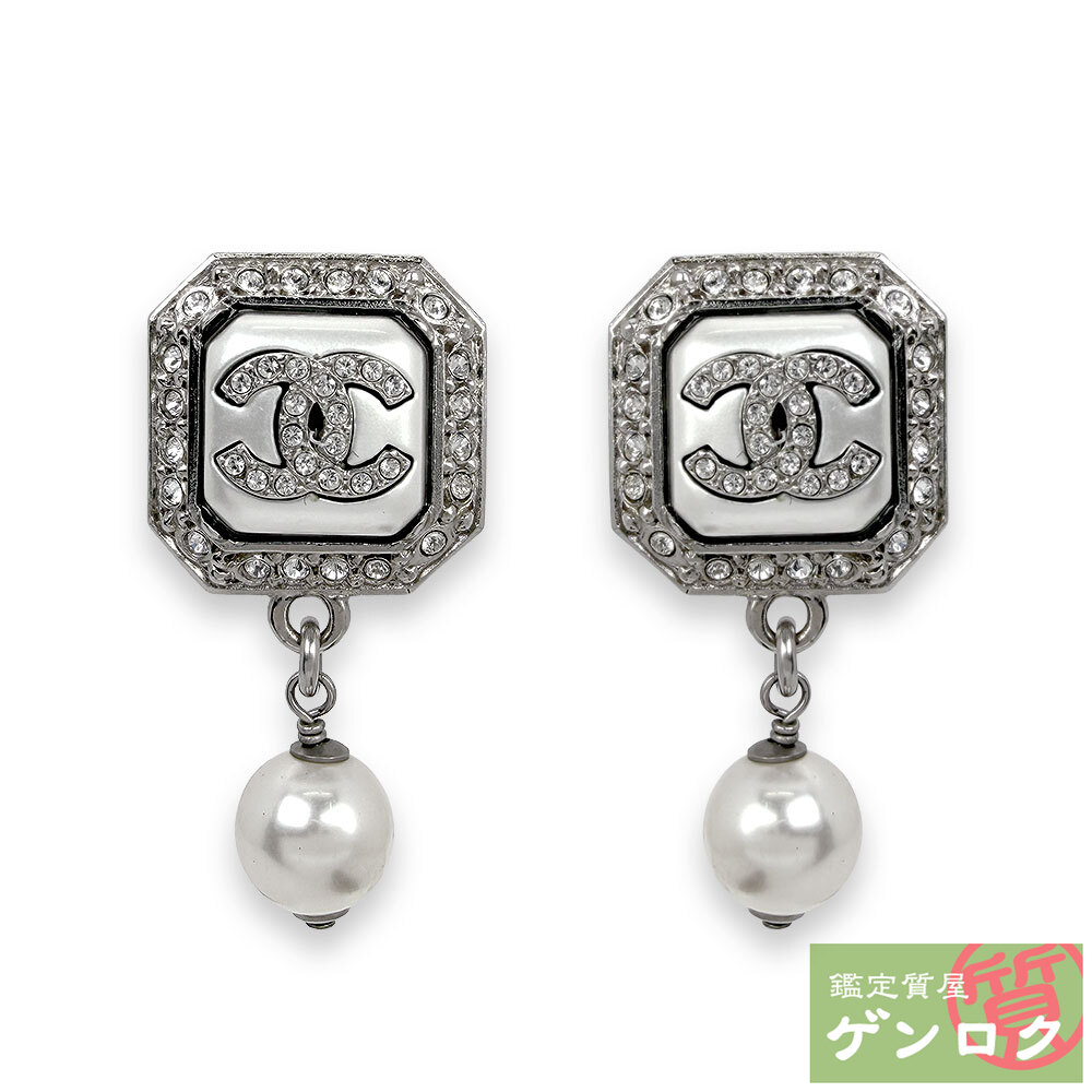 【中古】 シャネル ココマーク パール ピアス GP CHANEL【質屋】【代引き手数料無料】｜鑑定質屋 ゲンロク