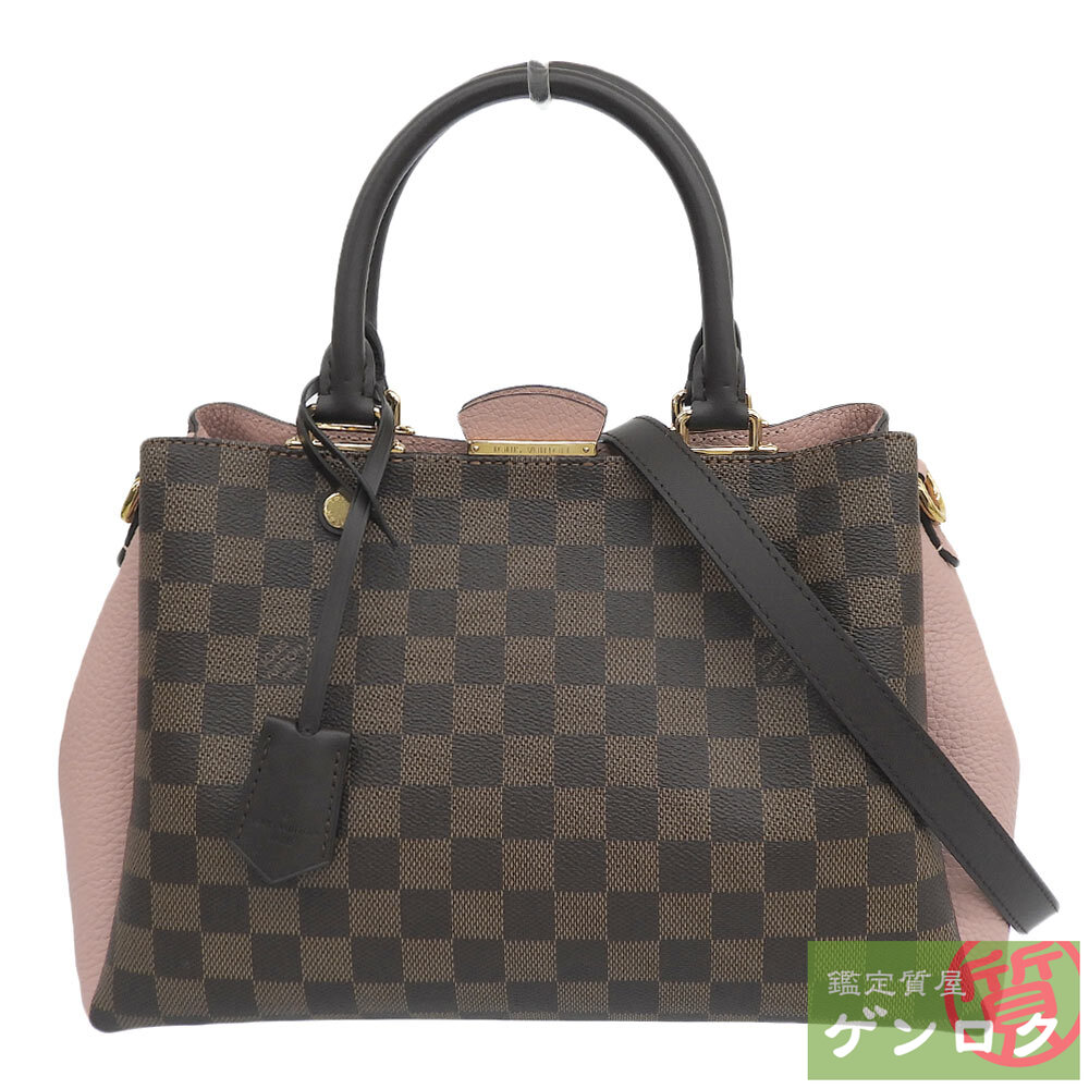 【中古】 ルイヴィトン ダミエ ブリタニー 2WAY ハンドバッグ トートバッグ ショルダーバッグ N41674 ダミエ マグノリア ルイ・ヴィトン ヴィトン LOUIS VUITTON【質屋】【代引き手数料無料】｜鑑定質屋 ゲンロク