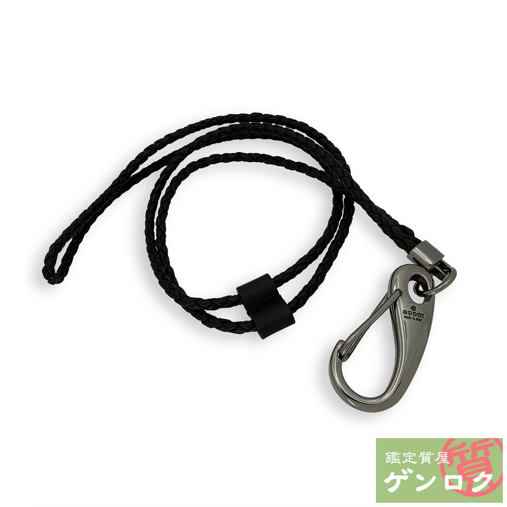 【中古】 グッチ レザー ストラップ　ネックレス GUCCI【質屋】【代引き手数料無料】｜鑑定質屋 ゲンロク