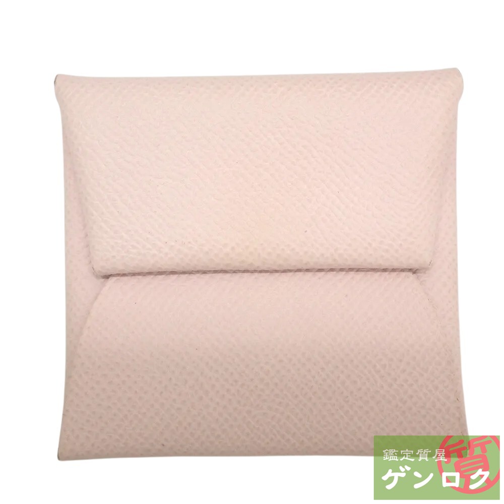 【中古】 エルメス バスティア コインケース 小銭入れ ウォレット U刻印(2022年) エプソン 薄ピンク HERMES【質屋】【代引き手数料無料】｜鑑定質屋 ゲンロク
