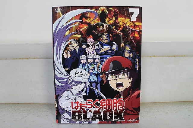 【送料無料】 〔中古〕 DVD はたらく細胞 BLACK 全7巻 ※ケース無し発送 レンタル落ち ZX1506|ギフトグッズ 店