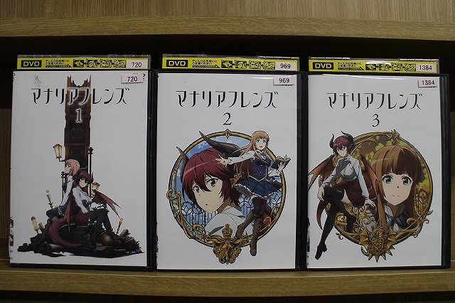 【中古】 DVD マナリアフレンズ 全3巻 ※ケース無し発送 レンタル落ち ZL3589画像