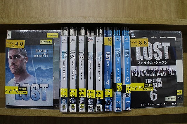 【送料無料】 〔中古〕 DVD LOST ロスト シーズン1～ファイナル シリーズ完結 全59巻 ※ケース無し発送 レンタル落ち Z2D895｜ギフトグッズ 店