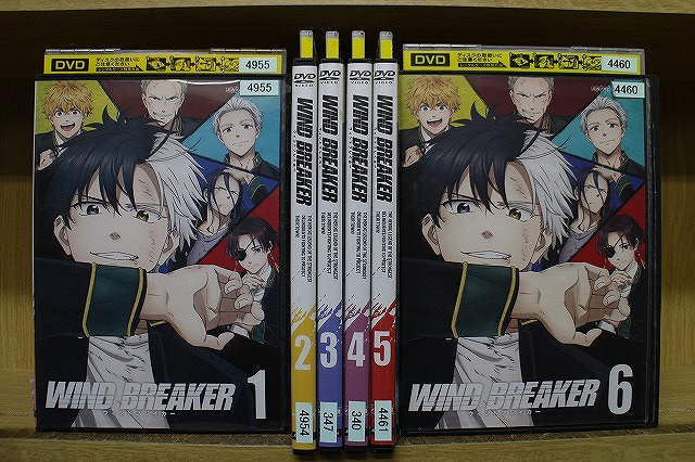 DVD WIND BREAKER 全6巻 レンタル落ち ケース無し発送 ZEE469|ギフトグッズ 店