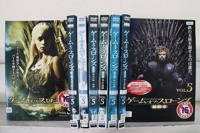 【送料無料】 〔中古〕 DVD ゲーム・オブ・スローンズ 第一章～最終章 全40巻 ※ケース無し発送 レンタル落ち Z3U364｜ギフトグッズ 店