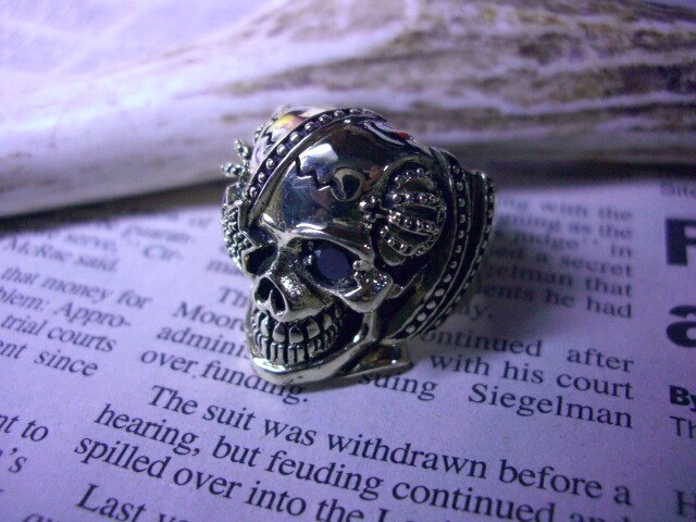 かわいい新作 隻眼のパイレーツリング 隻眼の海賊スカルリング メンズアクセサリー Www Reinnec Cl