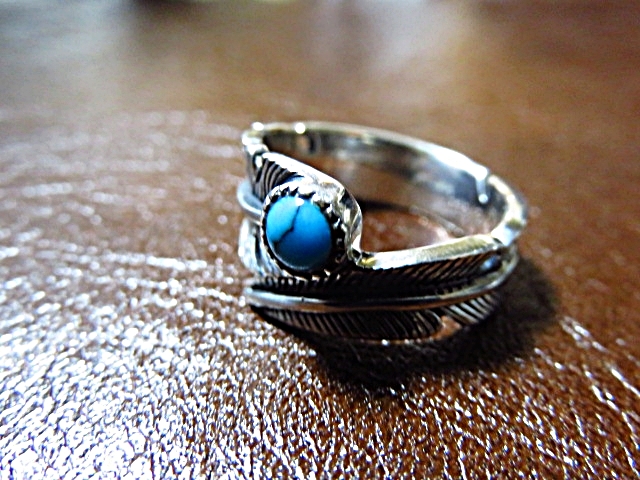 Indian Jewelry ハーヴィーメイス シルバーフェザー　リング ◇size ハーヴィーメイス フェザー リング｜マライカ公式通販