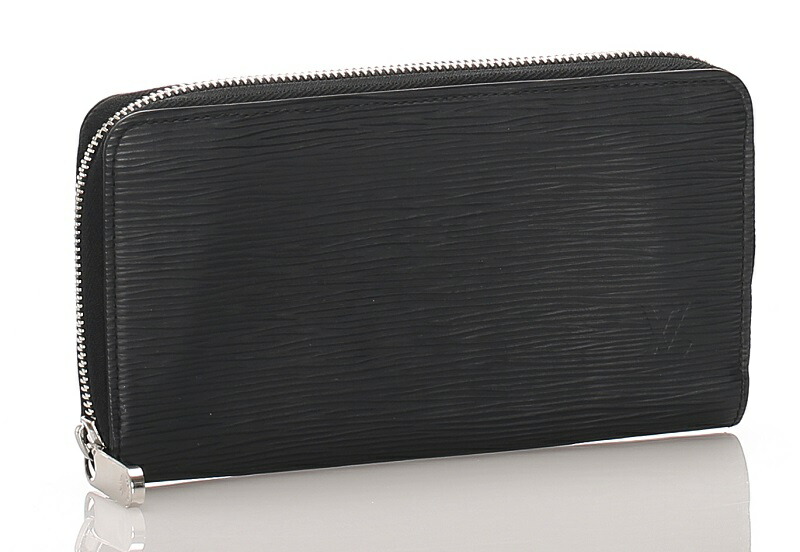 ルイヴィトンM61857エピジッピーウォレット長札財布カーフレザーノワールLOUISVUITTON【中古】