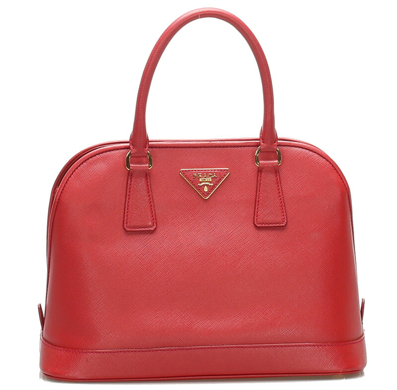 超話題新作 プラダ サフィアーノ Bn2567 ２way ショルダー バッグ レザー レッド 赤 Prada 中古 楽ギフ あす楽 1 Bhavaspa Com