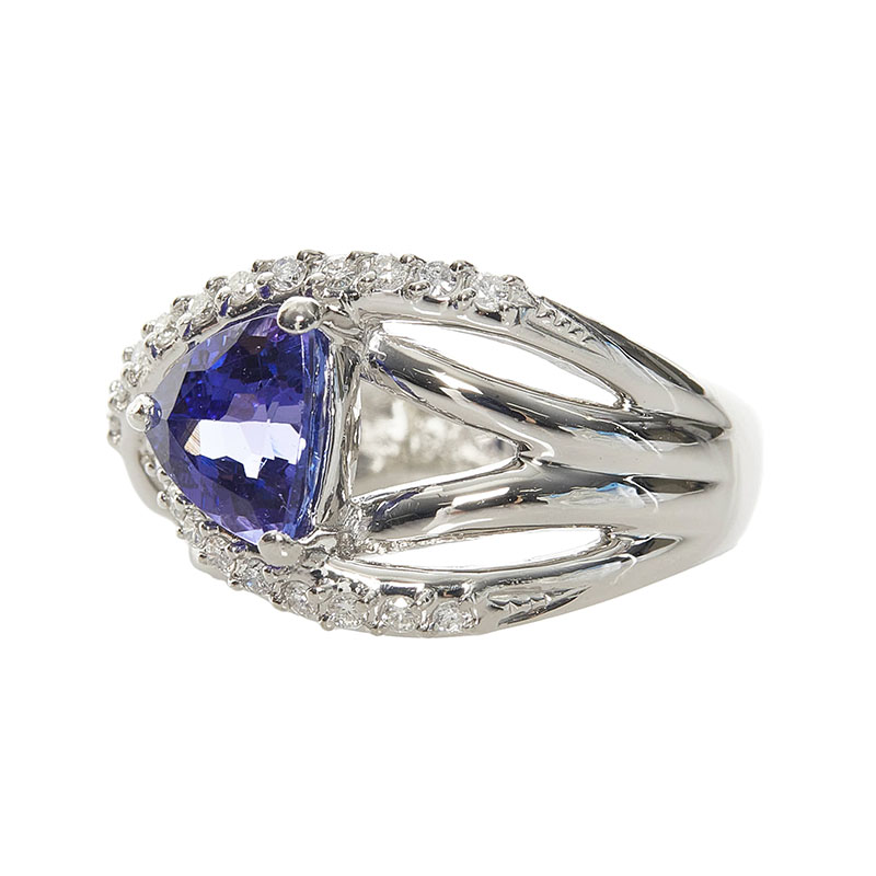 数量限定セール ¥49764円 Pt900 プラチナ タンザナイト1.88ct ダイヤ 
