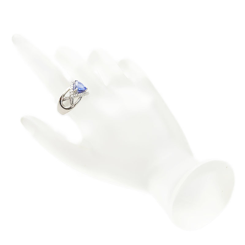数量限定セール ¥49764円 Pt900 プラチナ タンザナイト1.88ct ダイヤ 