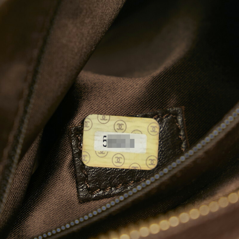 シャネル トートバッグ ブラウン CHANEL キャビアスキン レディース 