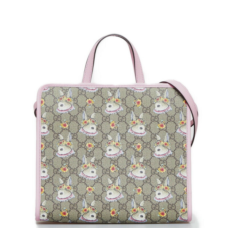 グッチ レザー 樋口裕子 日本限定 2way バッグ 633587 GUCCI グッチ × ヒグチユウコ 日本限定 トランクケース