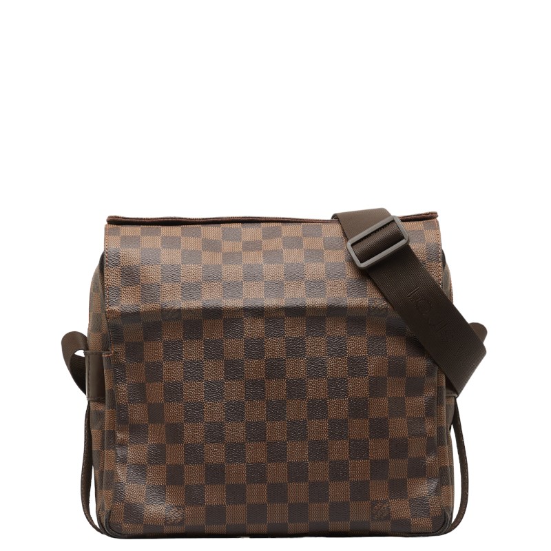 ルイ ヴィトン ダミエ ナヴィグリオ 斜め掛け ショルダーバッグ N45255 ブラウン PVC レザー レディース LOUIS VUITTON 【中古】 43,740円