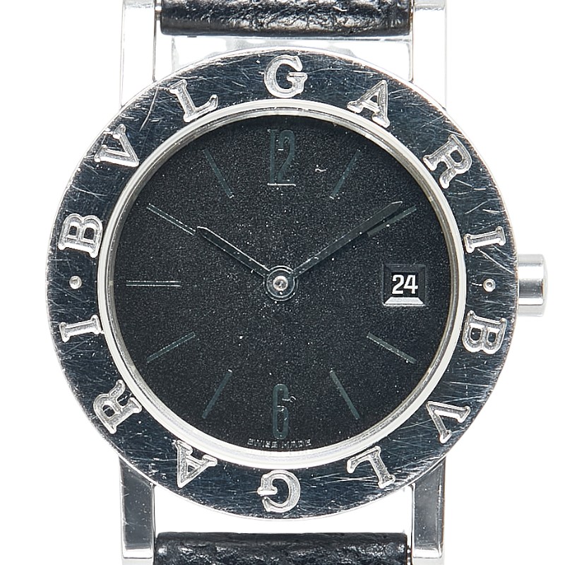 BVLGARI ブルガリブルガリ BB23SSブラック文字盤 アナログ時計 BVLGARI ブルガリ ブルガリブルガリ 腕時計 BB23SS クオーツ