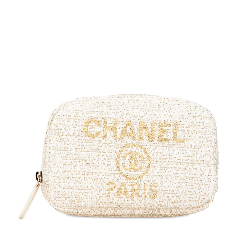 美品☆CHANEL☆ドーヴィル☆ツイード☆ポーチ☆ 楽天市場】【極美品】CHANEL シャネル ドーヴィル ツイード