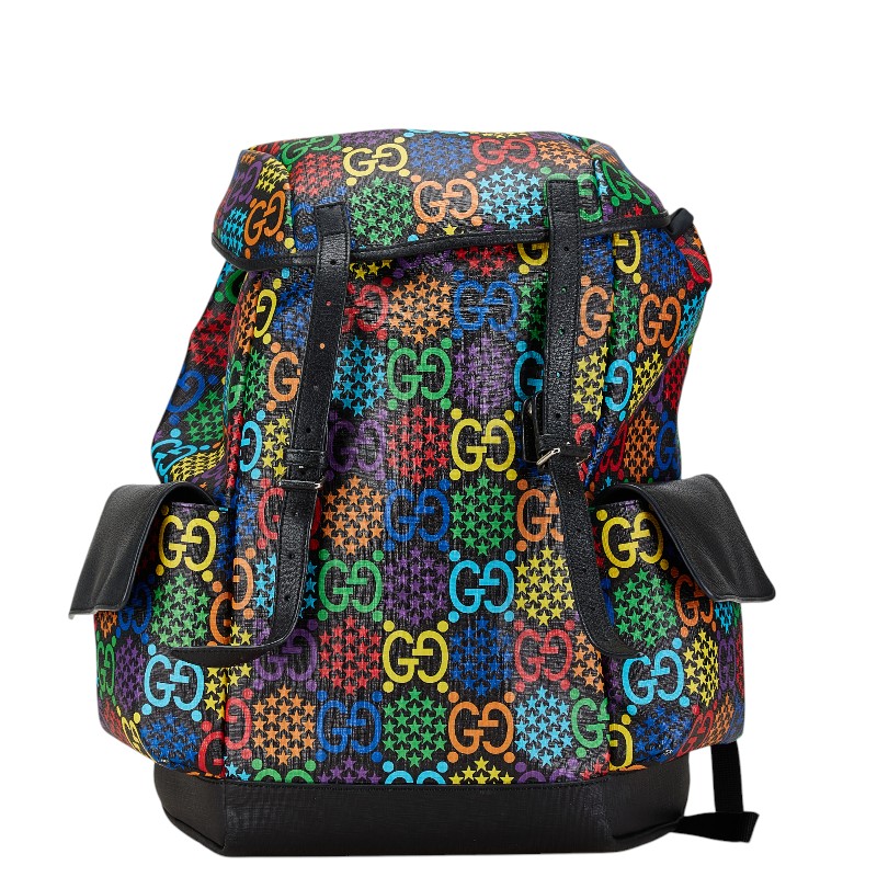 GUCCI エンボス加工レザーリュック ブラック ☆絶対最安☆グッチ GUCCI GGエンボス バックパック リュック
