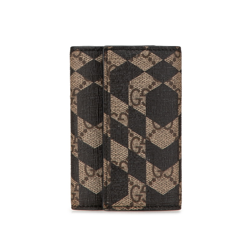 近年モデル✨グッチGUCCI◇6連レザーキーケース　プラスチックモーメント グッチ GGスプリーム 6連キーケース GGチャーム付き 212111 PVC