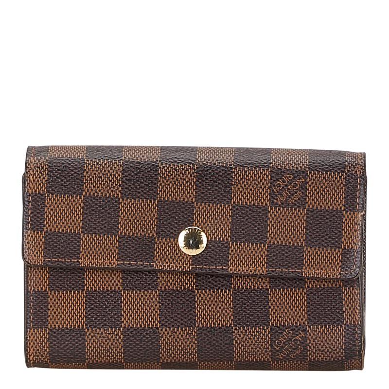 LOUIS VUITTON 折り財布 ダミエ エベヌ Ｎ60017 Amazon.co.jp: [ルイヴィトン] 長財布 二つ折り ポルトフォイユ