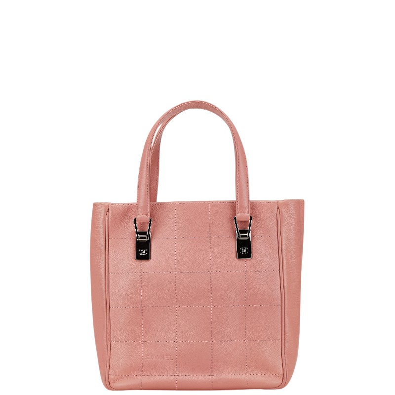 シャネル チョコバー トートバッグ ピンク キャビアスキン レディース CHANEL 【中古】|【銀座パリス】 店
