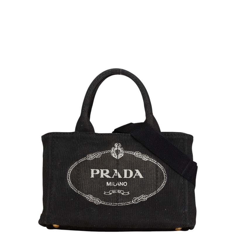 楽天市場】PRADA プラダ カナパ 三角ロゴプレート ブラック 黒