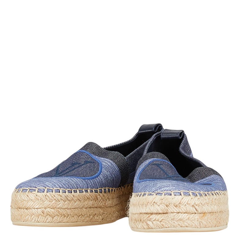LOUIS VUITTON デニムエスパドリーユ 中古・古着通販】LOUIS VUITTON (ルイ ヴィトン) モノグラム