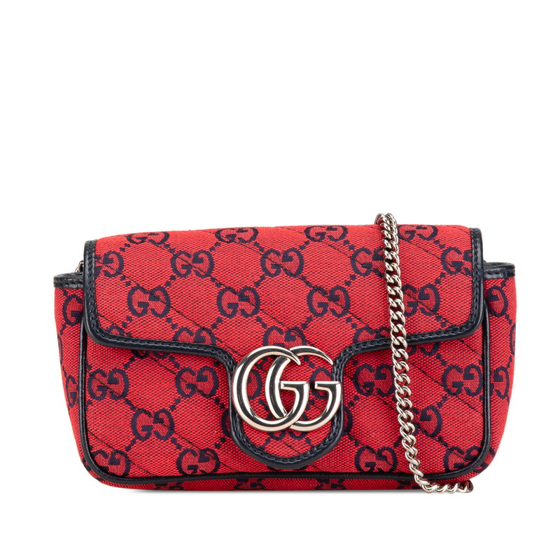 GUCCI☆グッチ ショルダーバッグ チェーン仕様 楽天市場】グッチ バッグ レディース キャンバス GGマーモント