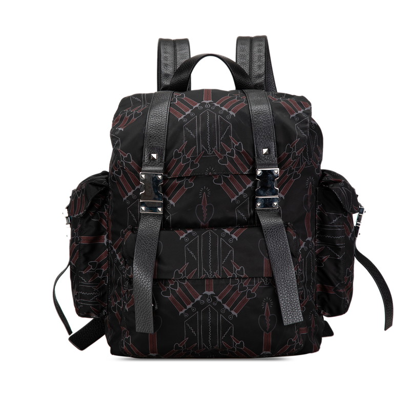【未使用品】ヴァレンティーノ　VALENTINO ブラック キルティングリュック ヴァレンティノ メンズ バックパック B0C47CSH 0NO (VALENTINO