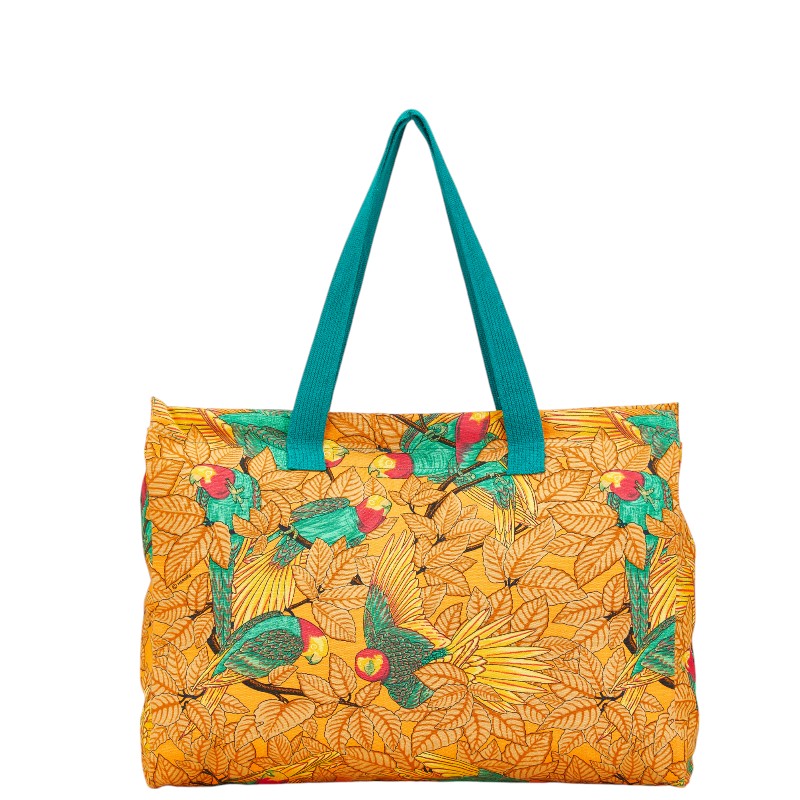 HERMÈS キャンバス バッグ　緑 800000086198000-