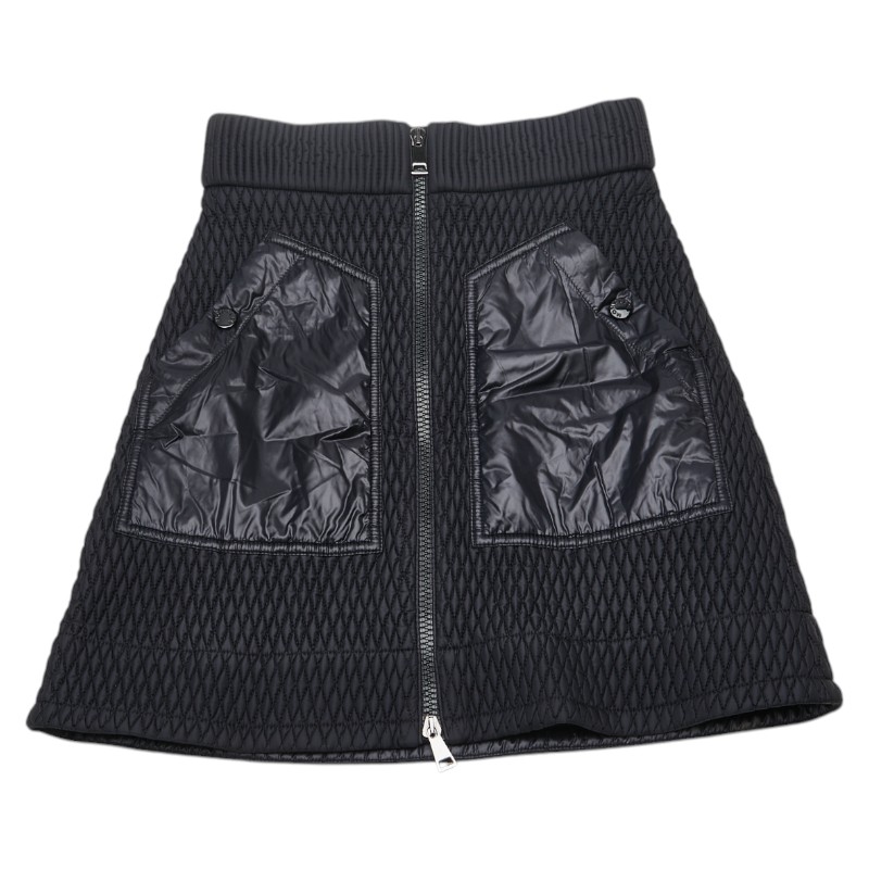 モンクレールキルティングスカート　美品 MONCLER モンクレール 90's 青タグ ナイロン キルティング