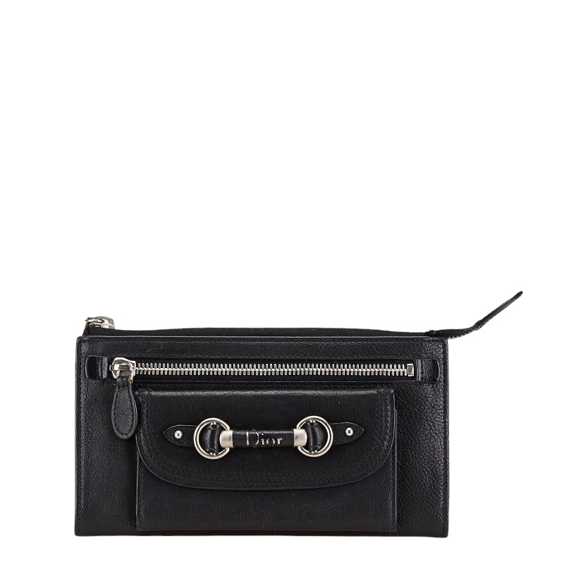 新品 クリスチャンディオール　長財布　トロッター　パテントレザー　ブラック Christian Dior クリスチャンディオール トロッター柄 パテント