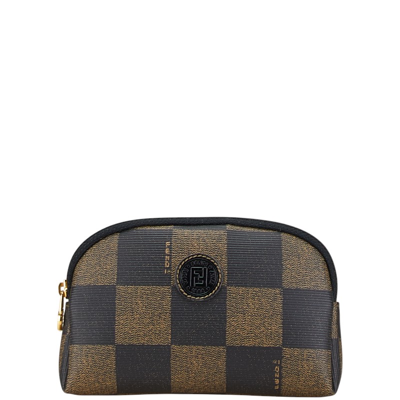 【極美品】FENDIフェンディ　コインケース　ズッカ 極美品】FENDI フェンディ がま口財布 コインケース 小銭入れ