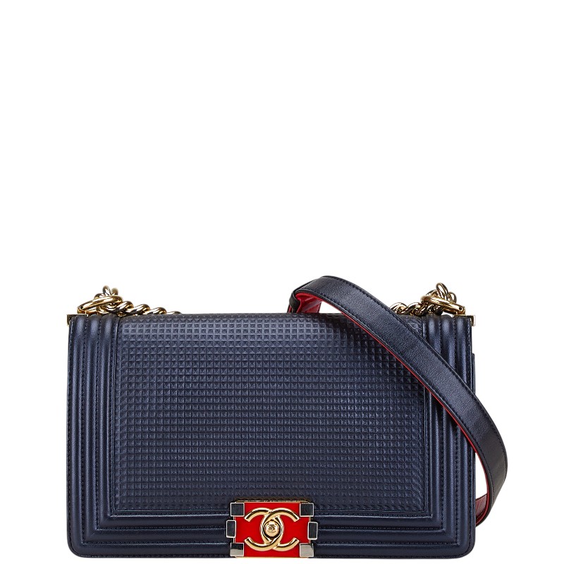 楽天市場】シャネル マトラッセ25 ボーイシャネル チェーン