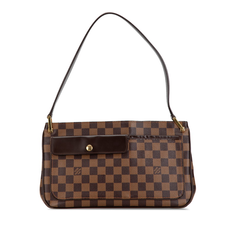 ルイ ヴィトン ダミエ オーバーニュ ショルダーバッグ N51129 ブラウン PVC レザー レディース LOUIS VUITTON 【中古】|【銀座パリス】 店