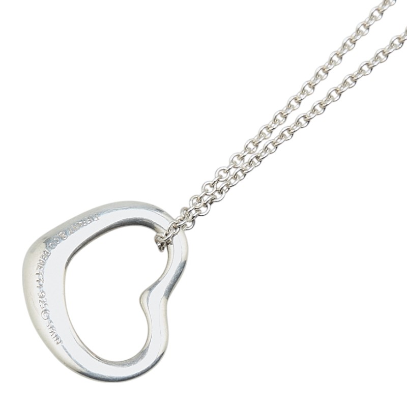 Tiffany & Co. オープンハートネックレス　7㎜ エルサ・ペレッティ™ オープン ハート ペンダント ローズ