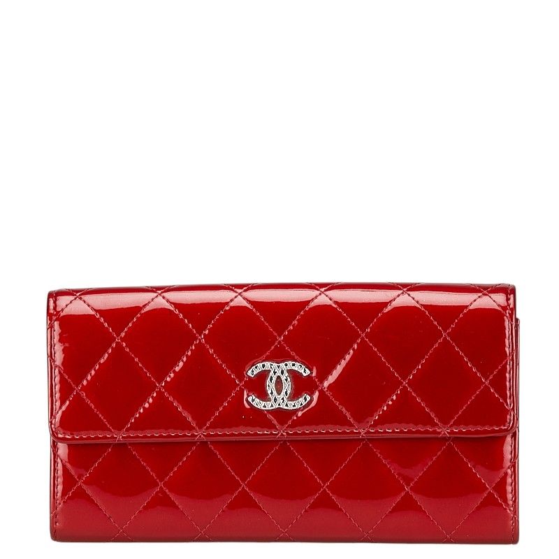 楽天市場】美品 CHANEL シャネル マトラッセ ココマーク レッド