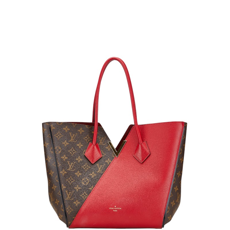 Louis Vuitton トートバッグ レッド×ブラウン 楽天市場】ルイヴィトン バッグ キモノMM ブラウン×レッド 茶×赤