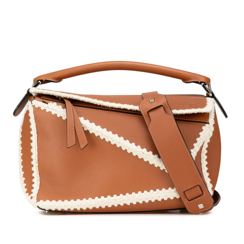 楽天市場】ロエベ パズルバッグ ナノ ハンドバッグ チェーン